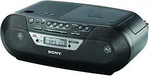 Sony ZSRS09CPB.CEF CD/AM/FM Ghettoblaster (Mega Bass)