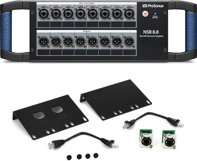PreSonus NSB 8.8 AVB-Networked Stage Box Bundle — main product image