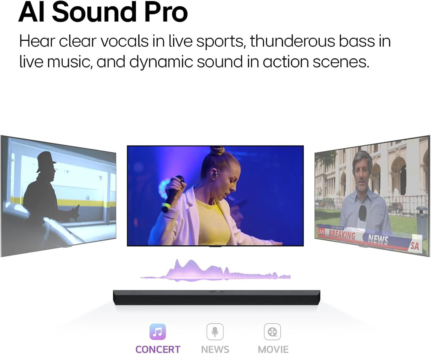 LG S40T 2.1ch Soundbar with Wireless Subwoofer (2024)