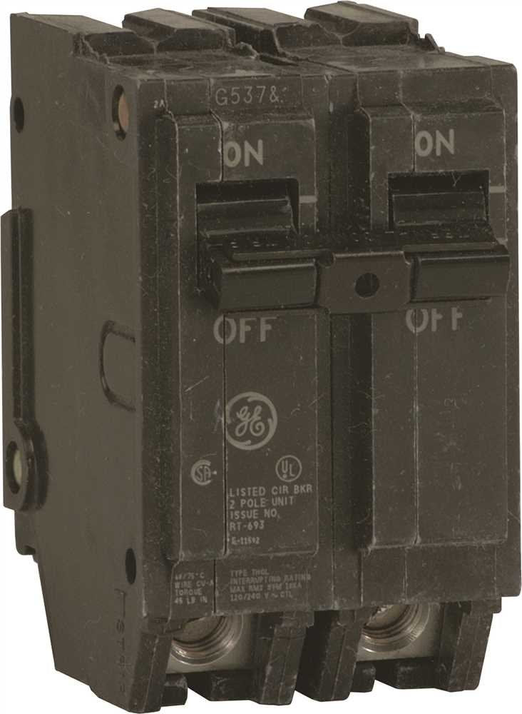 GE GID-608115 THQL21100 Double Pole 100 Amp Breaker — main product image