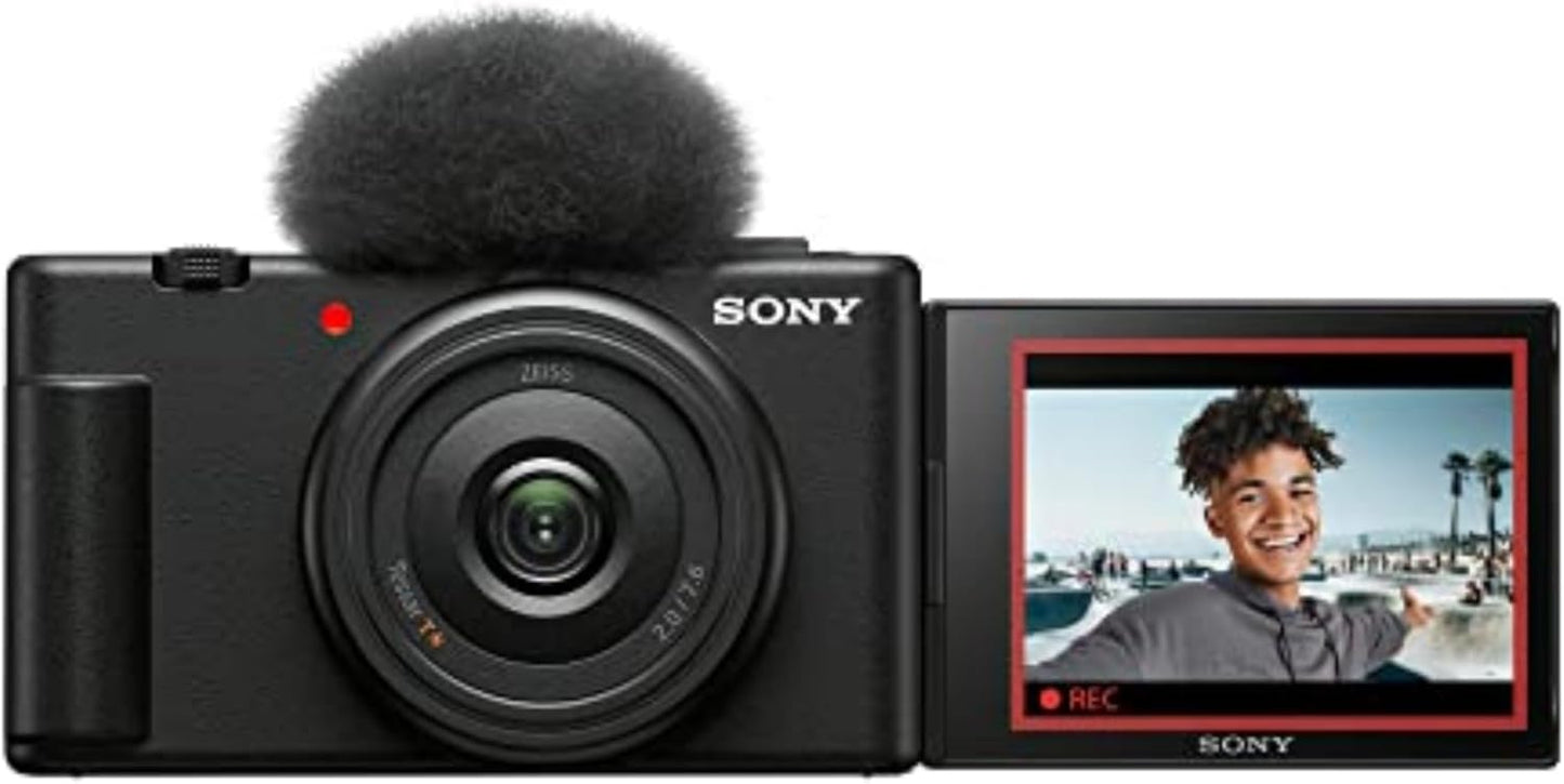 Sony ZV1F/B Vlog Camera 20mm Wide Angle Lens