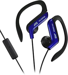 JVC HAEBR80A Sports Clip Headphones - Blue