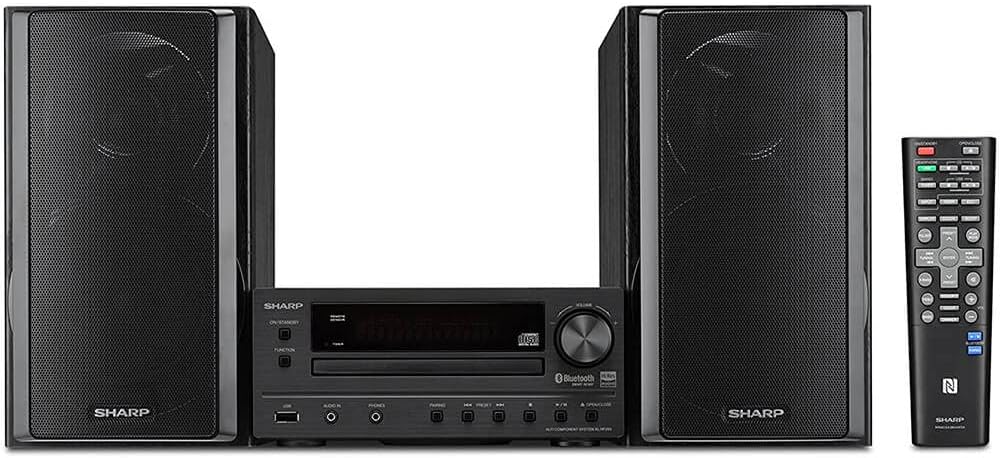 Sharp XL-HF203B Hi-Fi Component Stereo System Bluetooth