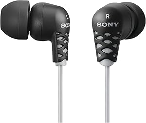 Sony MDR-EX37B/BLK Earbud Style Headphones — main product image