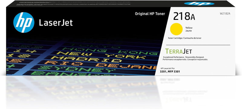 HP W2182A 218A Yellow Toner Cartridge - LaserJet Pro — main product image