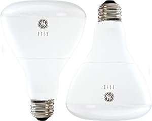 GE 45177 Relax LED Floodlight Bulb - Dimmable 2-Pack