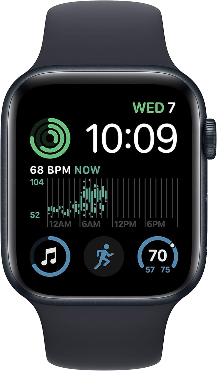 Apple Series SE 2nd Gen 44mm Watch - Midnight (Renewed)
