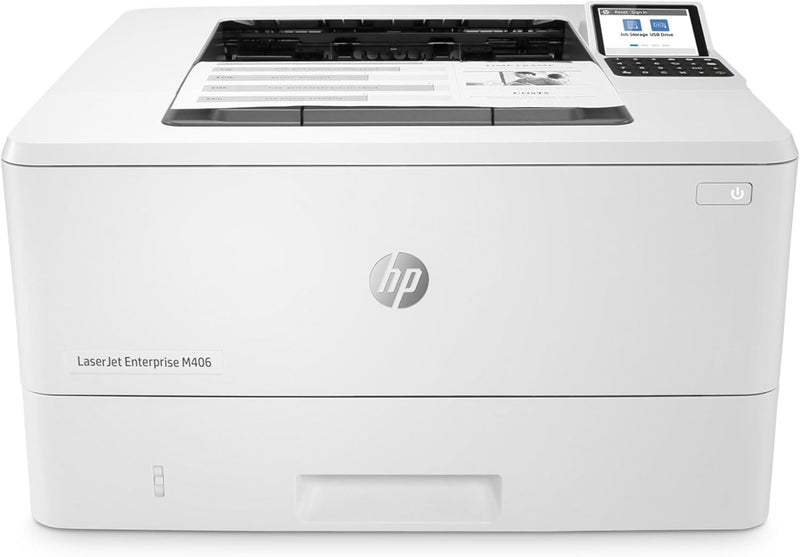 HP M406dn LaserJet Enterprise Monochrome Printer - Ethernet & Duplex — main product image