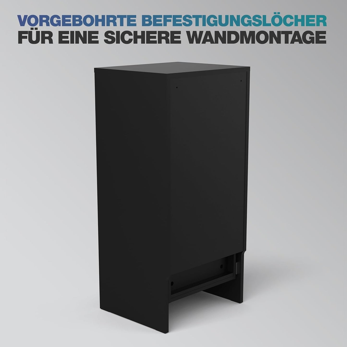 Glorious 247178 Vinyl Vault Record Collection Storage Cabinet