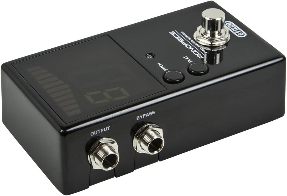 Monoprice 611220 Chromatic Pedal Tuner for Guitar