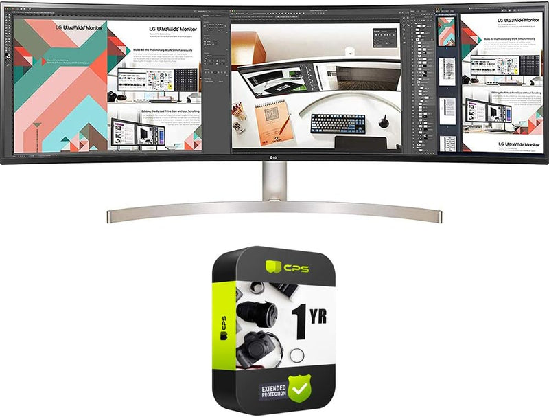 LG E9LG49WL95CWE 49-Inch UltraWide Curved Monitor Bundle — main product image