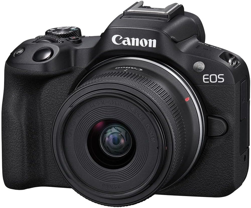 Canon R50 Mirrorless Camera RF-S18-45mm Lens Renewed — main product image