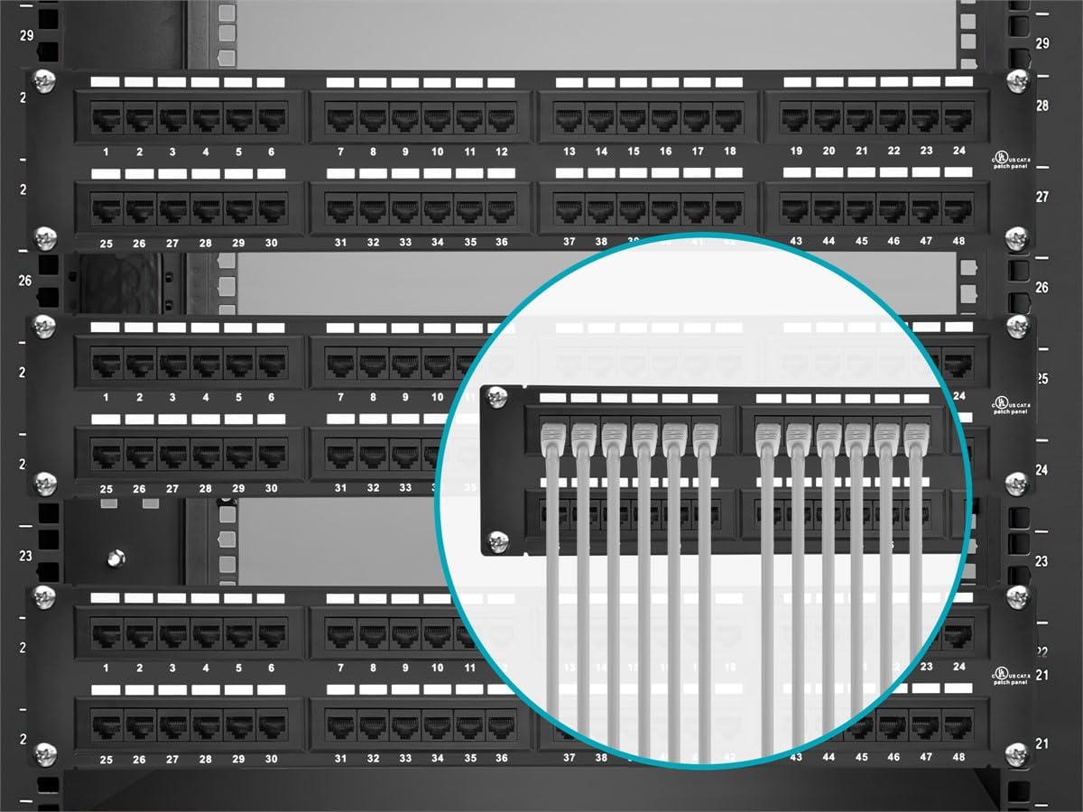 Monoprice 7305 48 Port CAT6 Patch Panel
