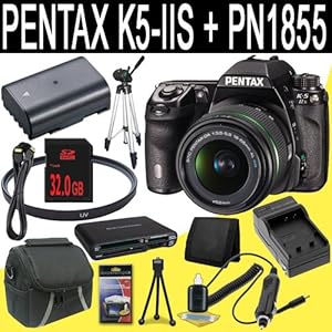 Pentax K-5 IIs DSLR Camera with 18-55mm Lens Kit — main product image