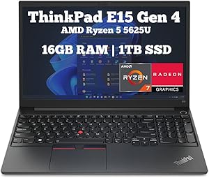 Lenovo Thinkpad E15 Gen 4 Ryzen 5 16GB RAM 1TB SSD