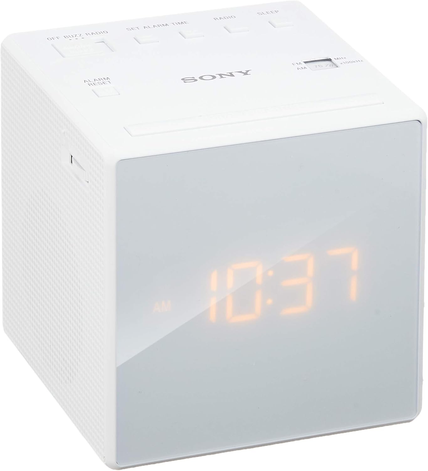 Sony ICF-C1 W FM/AM Digital Clock Radio - White