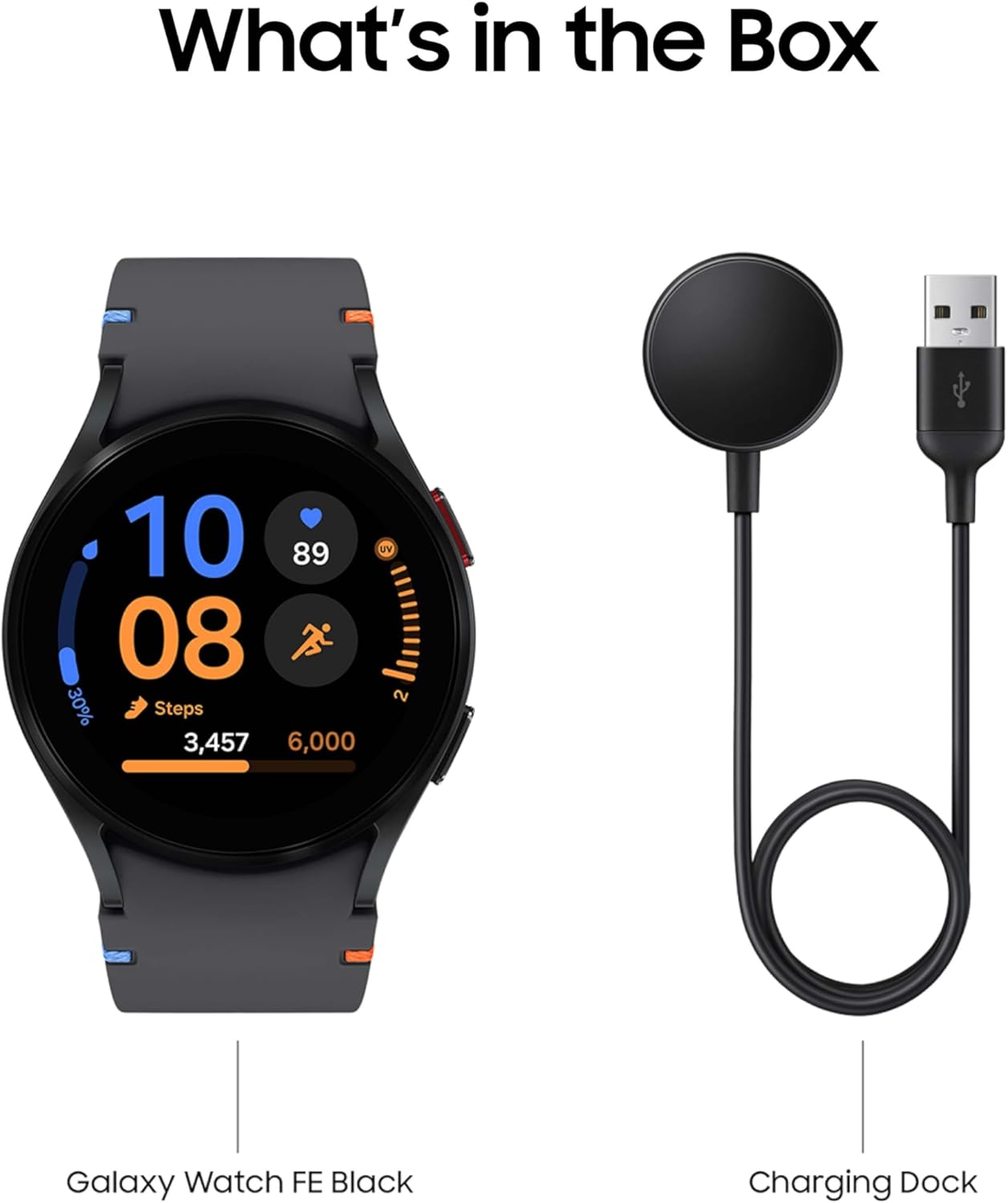 Samsung SM-R861NZKAXAA Galaxy Watch FE 40mm Black