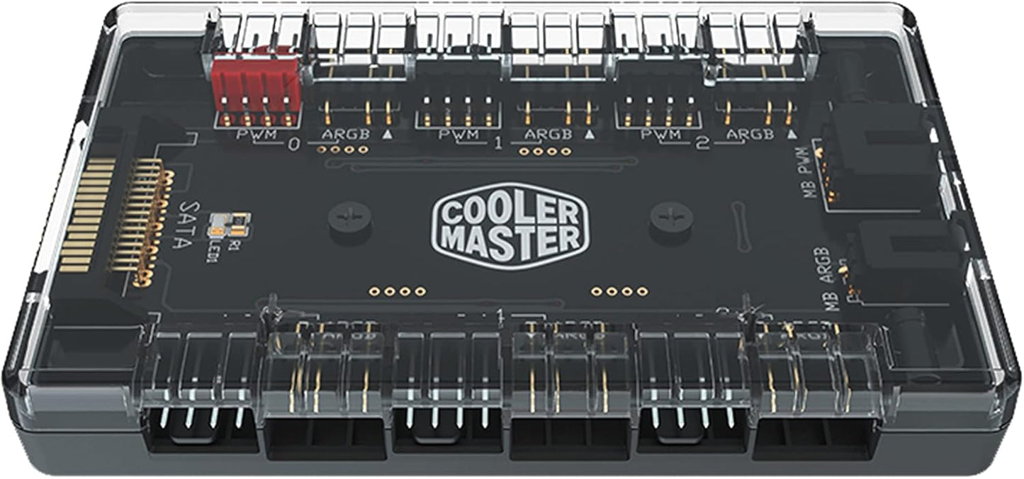 Cooler Master MFX-ZHHN-1NNN6-R1 ARGB PWM Hub 6-Port Fan Controller