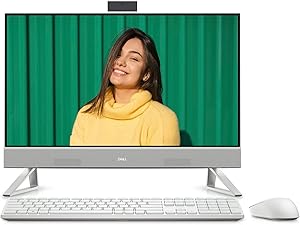 Dell i5415-A610WHT-SUS Inspiron 24 AIO Ryzen 5 Touchscreen Desktop