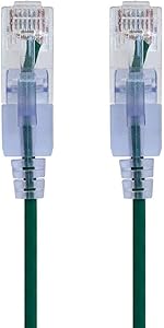 Monoprice 116294 Cat6A Ethernet Cable 3ft Green 5-Pack