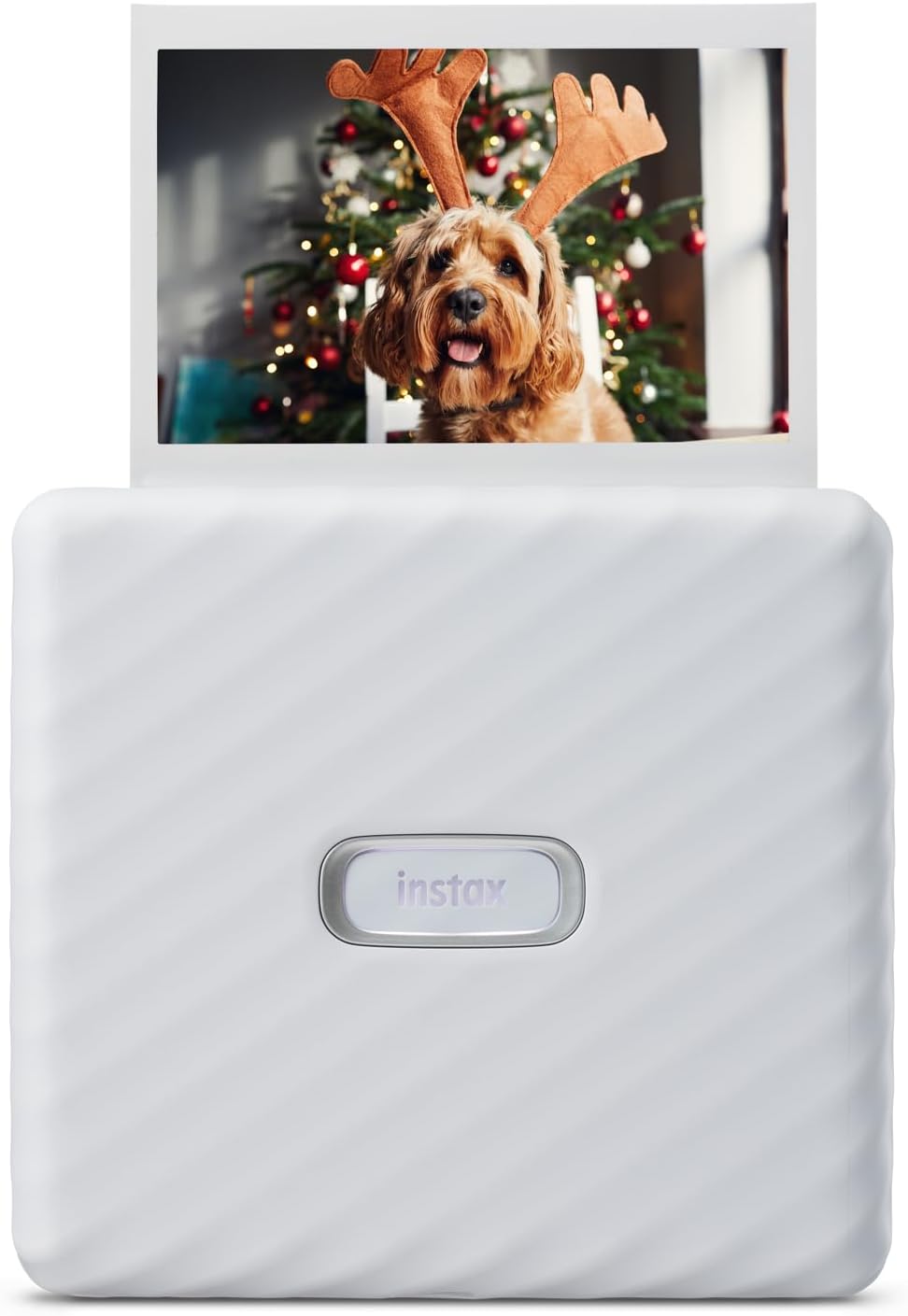 Fujifilm 16719550 Instax Link Wide Ash White Printer