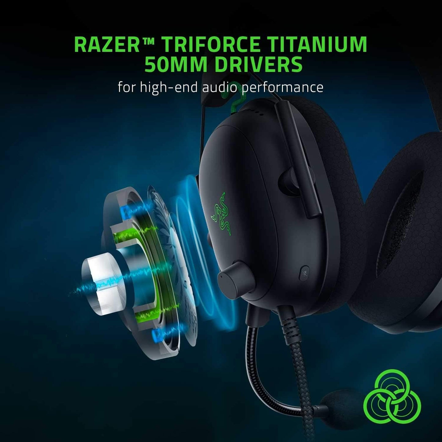 Razer RZ04-03230100-R3U1 BlackShark V2 Gaming Headset