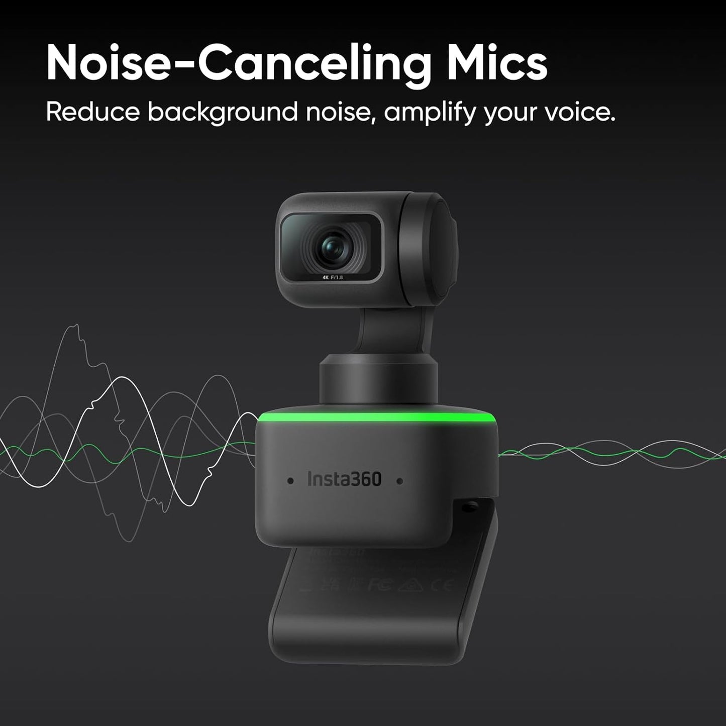 Insta360 Link - PTZ 4K AI Webcam