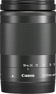 Canon EF-M 18-150mm f/3.5-6.3 is STM Lens Black — main product image