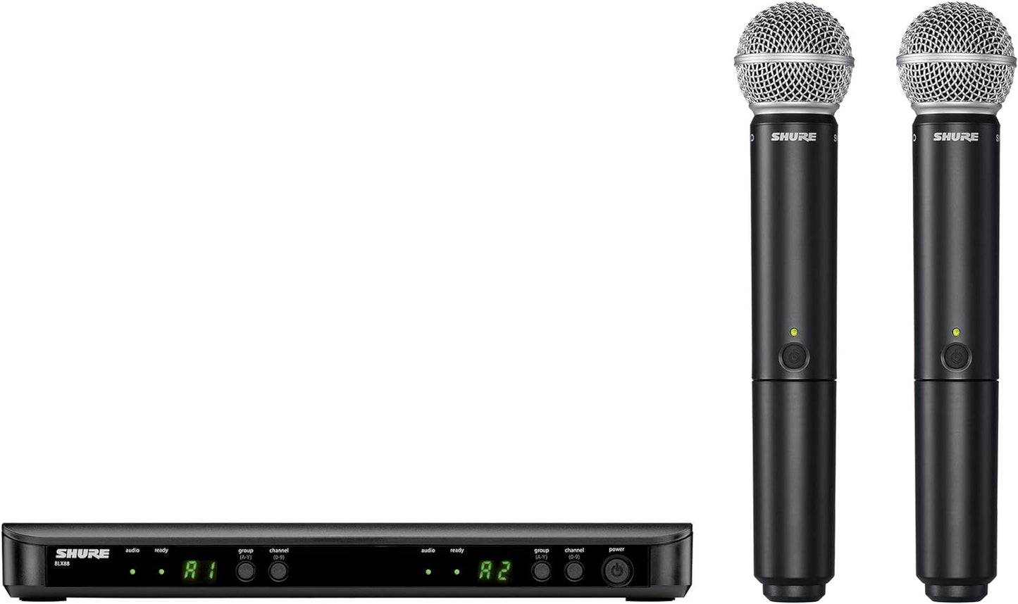 Shure BLX288/SM58-H10 Dual Wireless Vocal Microphone System