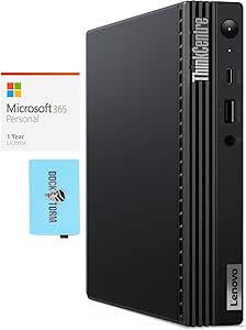 Lenovo 11DT001GUS-3601-25460 M70q i3 Mini Desktop Bundle