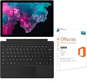 Microsoft E2MSKJT00016 Surface Pro 6 Tablet Bundle
