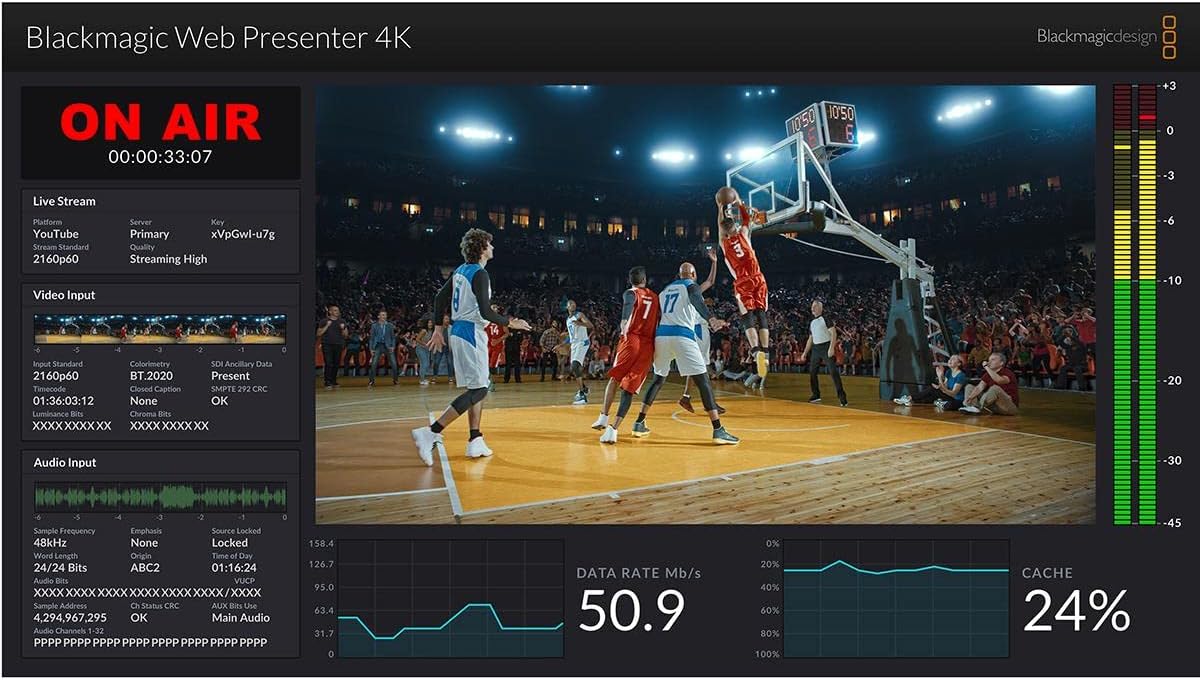 Blackmagic Design BDLKWEBPTR4K Web Presenter 4K Streaming