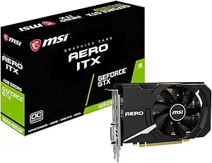 MSI GeForce GTX 1650 SUPER AERO ITX OC Gaming Graphics Card — main product image
