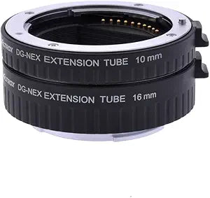 Neewer 10077690 10mm 16mm Macro Extension Tube Set