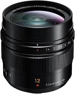 Panasonic H-X012 12mm F1.4 Leica Micro Four Thirds Lens — main product image