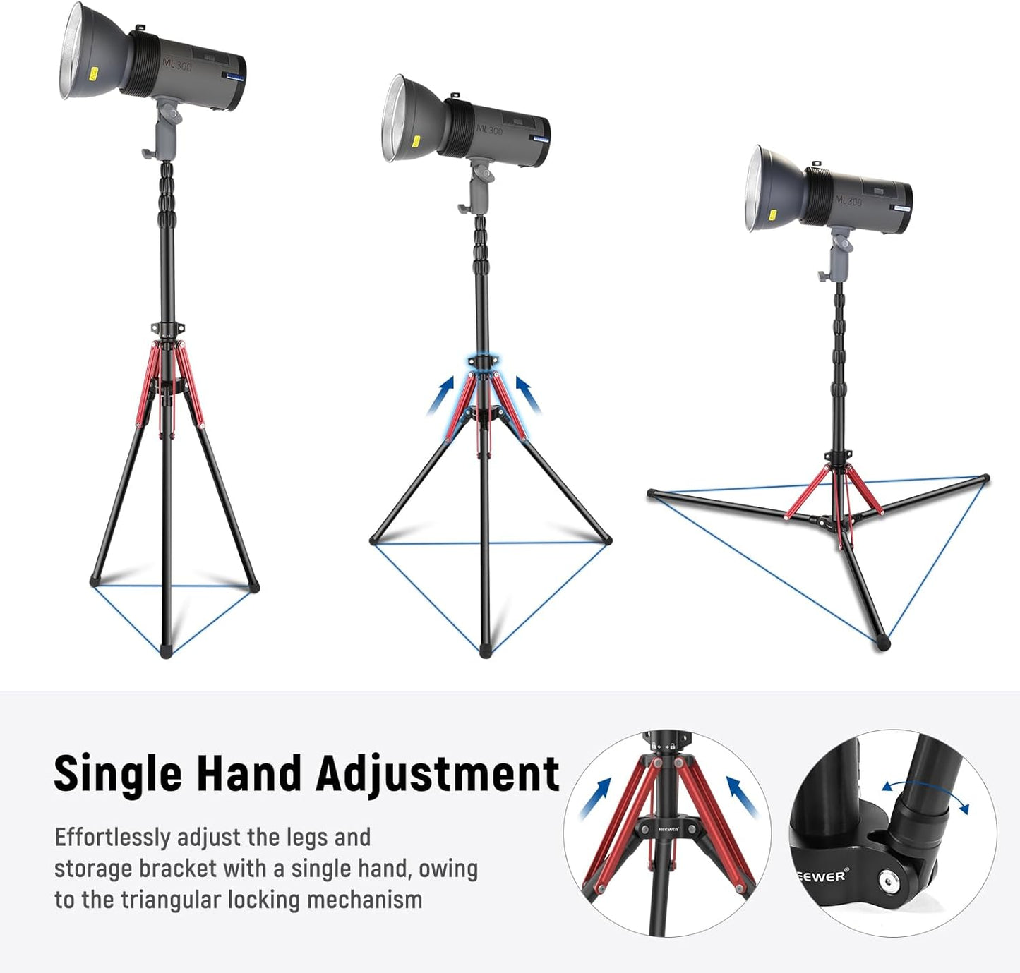 Neewer ST210RA 86.5" Aluminum Alloy Light Stand