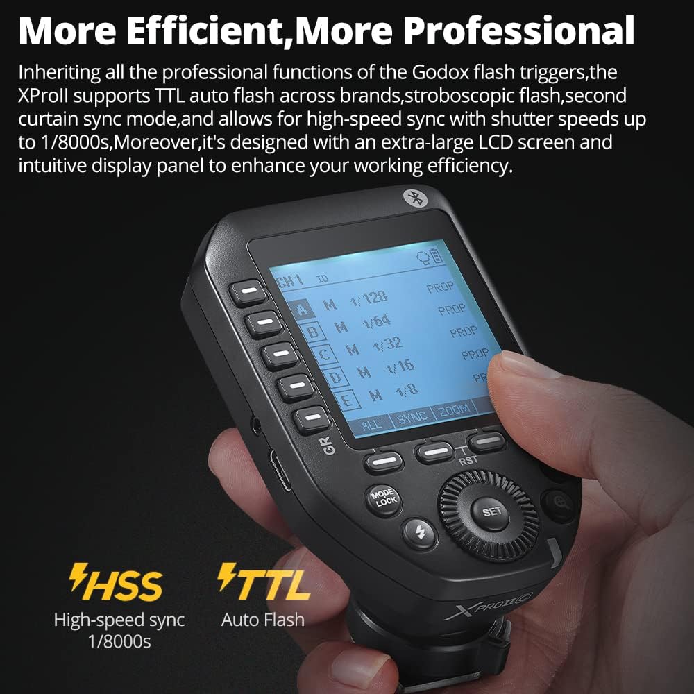 Godox XproII-S TTL Wireless Flash Trigger for Sony
