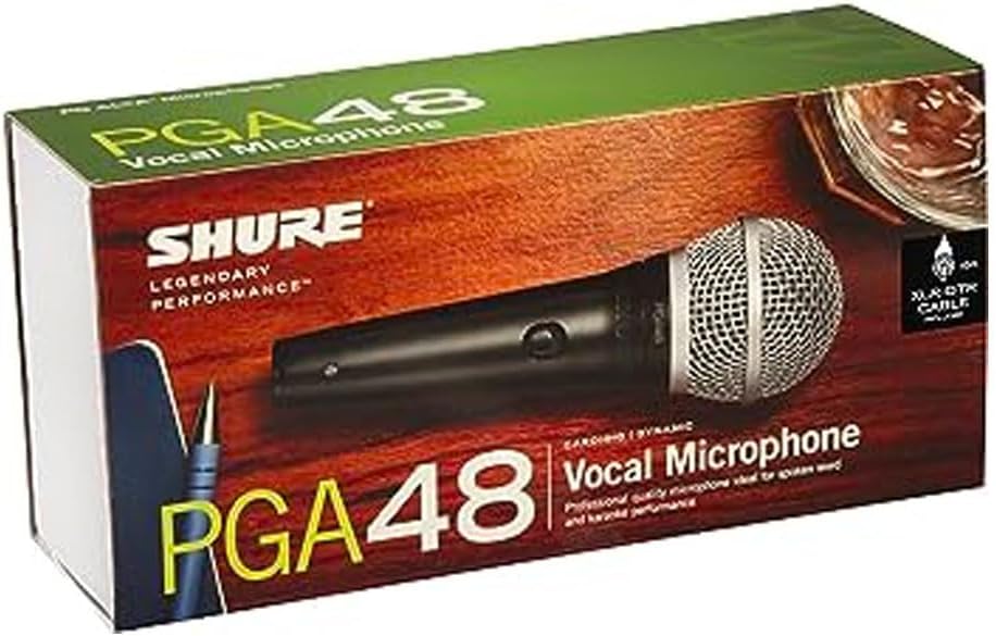 Shure PGA48-LC Dynamic Vocal Microphone - Cardioid XLR