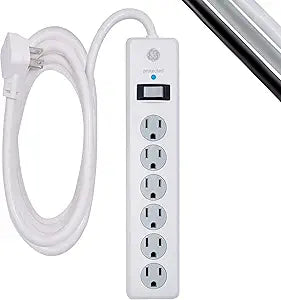 GE 14092 6-Outlet Surge Protector 10ft Cord