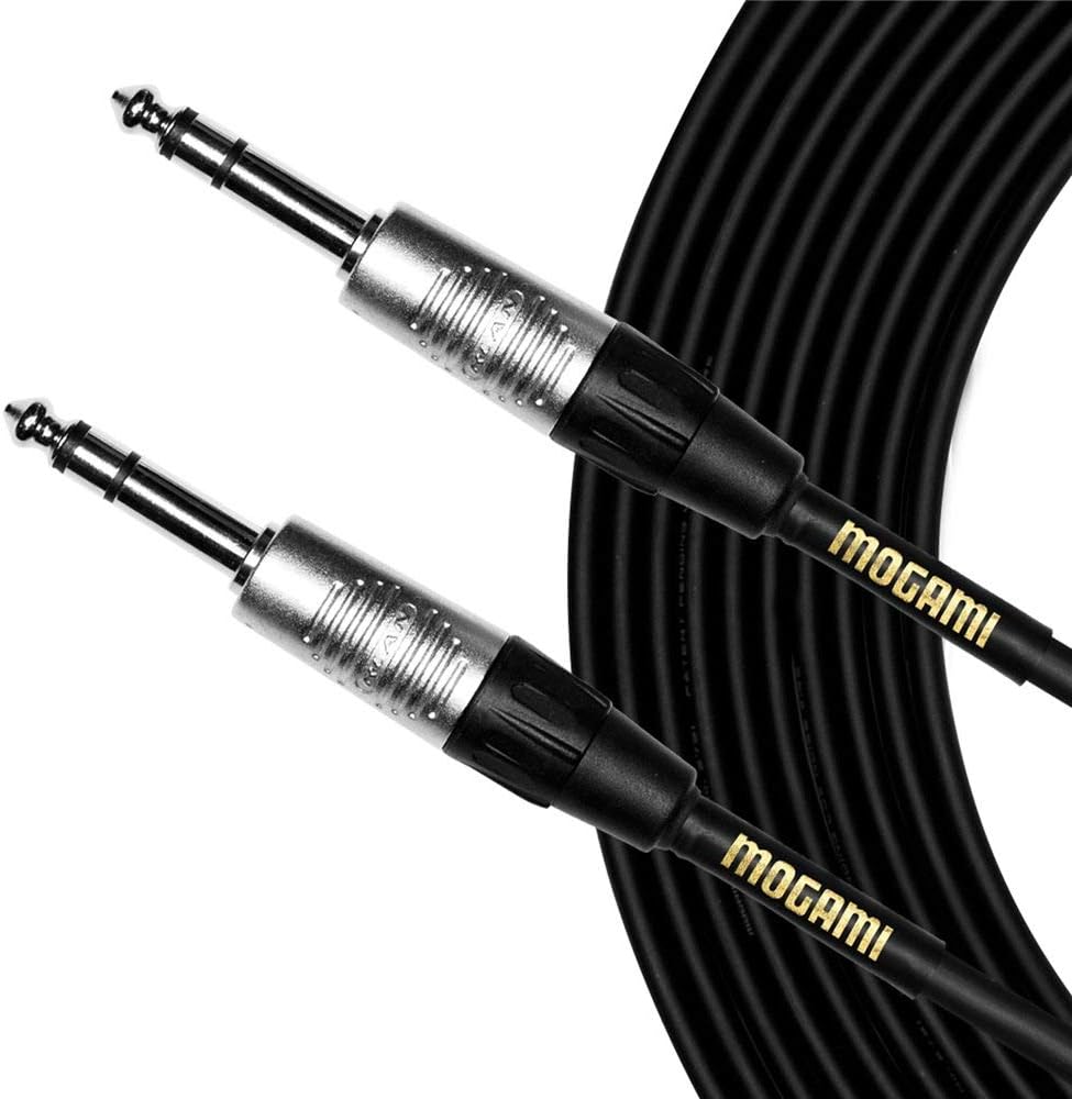 Mogami 7539585285 CorePlus TRS-TRS Cable - 1ft