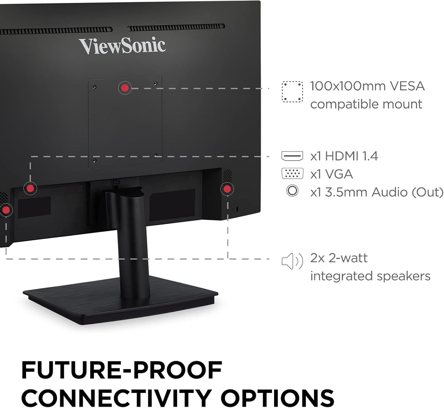 ViewSonic VA2409M 24" IPS FHD Monitor 75Hz