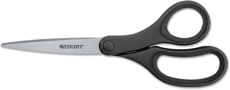 Westcott 15585 Kleenearth 8-Inch Straight Scissors 3-Pack — main product image