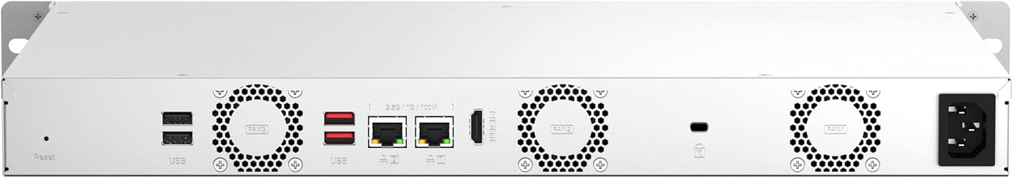 QNAP BAQN-TS-464EU-8G TS-464eU 4-Bay Short Depth Rackmount NAS