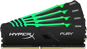 HyperX HX426C16FB3AK4/128 Fury RGB 128GB (4x32GB) DDR4 2666MHz Kit — main product image