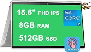 HP Envy x360 15 i5 Touchscreen 2-in-1 Laptop — main product image