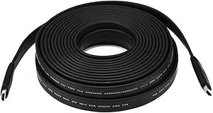 Monoprice 104164 35ft Flat Standard HDMI Cable