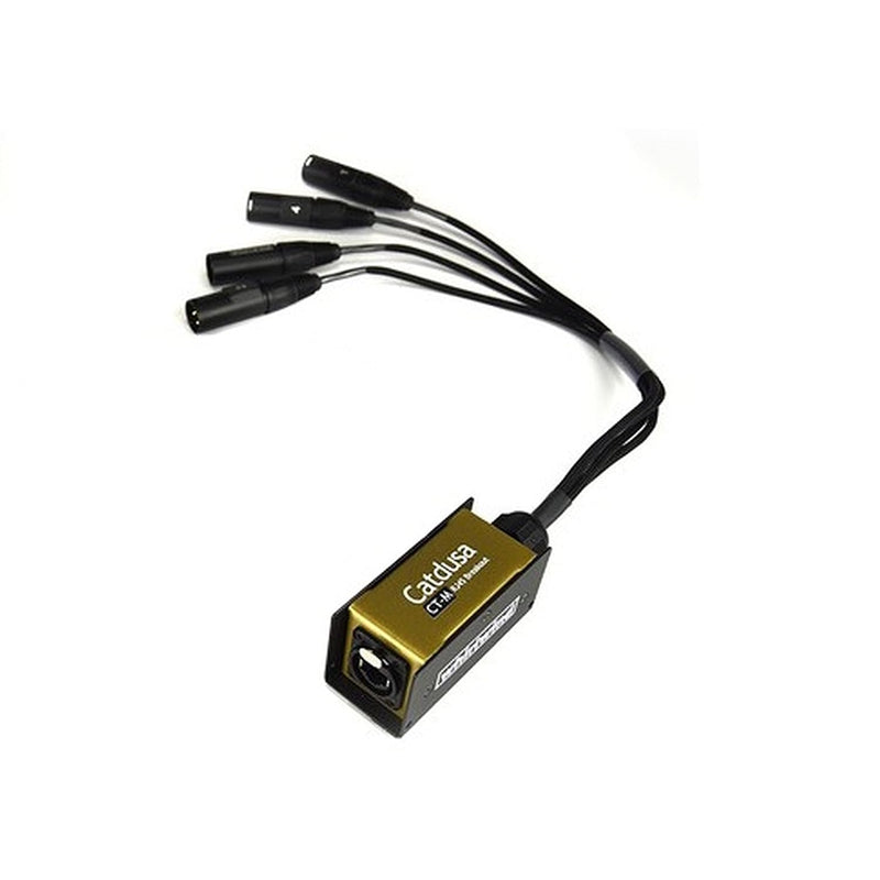 Whirlwind CT-M Cat5e to 4 XLRM Ethercon Snake Cable — main product image