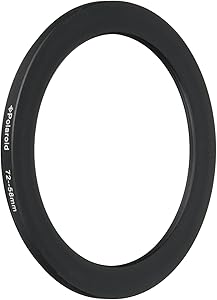 Polaroid PLSDR7258 72mm to 58mm Step-Down Adapter Ring