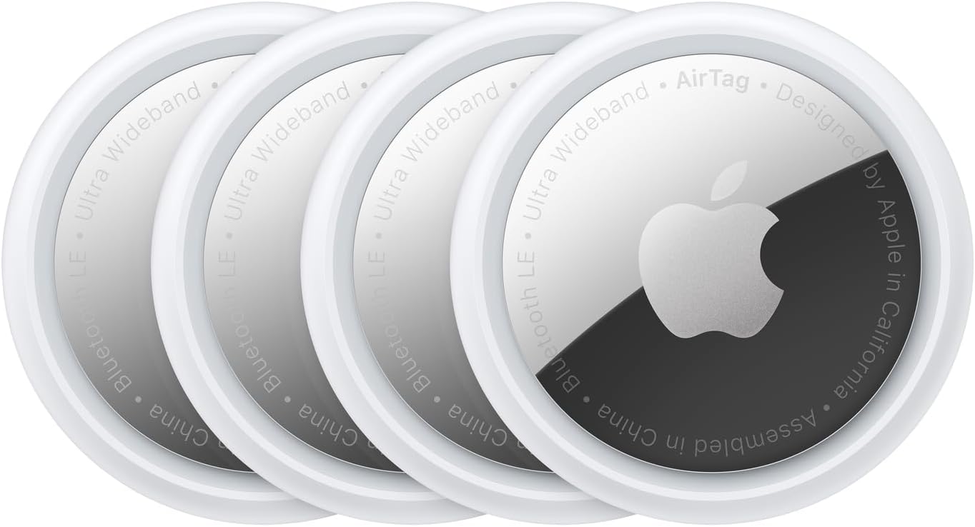 Apple MX542LL/A AirTag 4 Pack Tracker