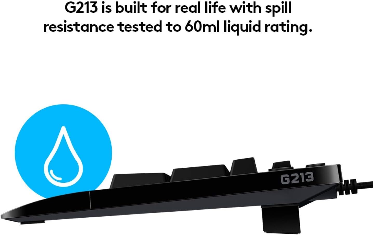 Logitech 920-008083 G213 Prodigy RGB Gaming Keyboard (Renewed)